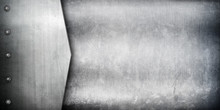 Silver Metal Plate Background
