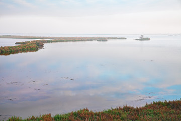 Wall Mural - Rosolina, Veneto, Italy: lagoon in the nature reserve Po Delta Park