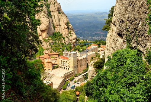 Plakat Montserrat, Hiszpania.