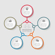 © vecarto - Vector infographic template for diagram, graph, presentation, chart, business concept with 5 options.