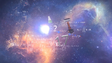 Aufkleber - Words electricity, magnetism, optics. Abstract backgrounds,Abstract matrix like background. Star field in deep space many light years far from the Earth.