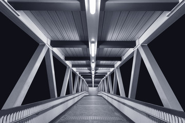 Poster - Modern foot bridge