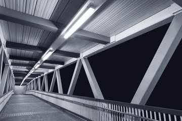 Poster - Modern foot bridge