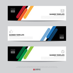 Wall Mural - banner design for business presentation
