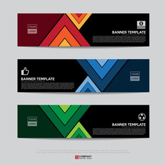 Wall Mural - banner design for business presentation