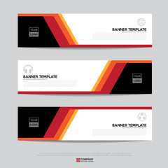 Wall Mural - banner design for business presentation