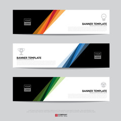 Wall Mural - banner design for business presentation