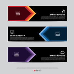 Wall Mural - banner design for business presentation