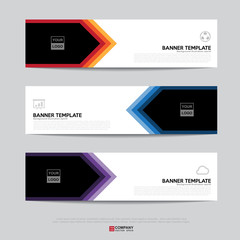 Wall Mural - banner design for business presentation