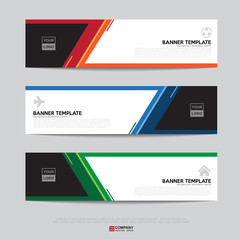 Wall Mural - banner design for business presentation