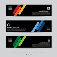Wall Mural - banner design for business presentation