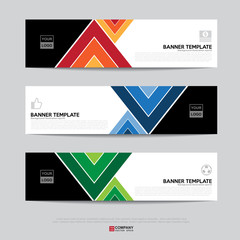 Wall Mural - banner design for business presentation