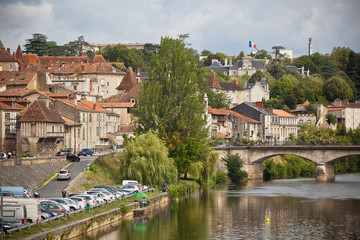 Sticker - Picturesque view of Perigueux town in France