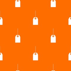 Poster - Blank black tag pattern seamless