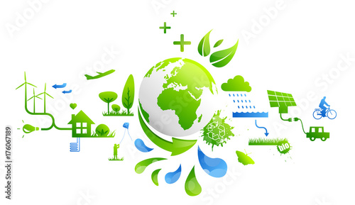 Developpement Durable Dessins Pour Page De Garde Vecteur Stock Développement durable | Adobe Stock