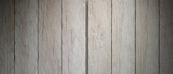 Poster - Wooden planks background. 3d illustration