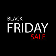 Poster - Black Friday Sale banner or poster. Vector illustration