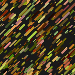 Poster - Geometrical random diagonal rounded stripe background pattern - vector illustration from colorful stripes with shadow effects