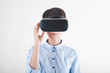 © gavrylova - girl in Virtual reality headset