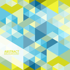 Wall Mural - Abstract background pattern geometric cube shape vector.