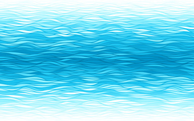 Wall Mural - blue waves background