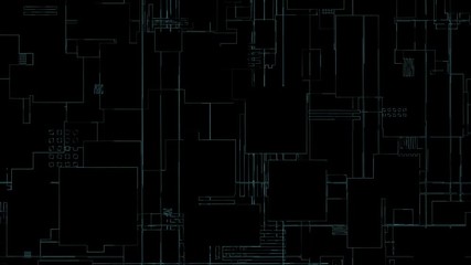 Poster - circuit charge. signal flows. seamless loop.