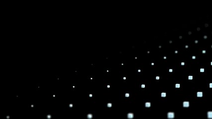 Poster - corporate screen saver disappearing cubes