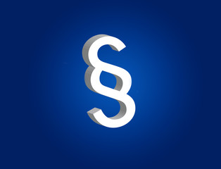 Fototapete - Justice and law symbol displayed on a futuristic interface - Technology and business concept