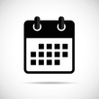© krissikunterbunt - kalender icon piktogramm schwarz