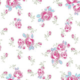 Fototapeta Motyle -  wallpaper seamless flower pattern