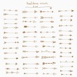 © AsMaa Rzq - hand drawn vintage arrows collection vector on white background