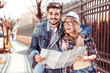 © ivanko80 - Love couple with a map on the street