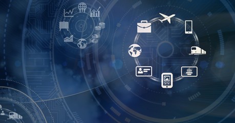 Poster - round interface in space