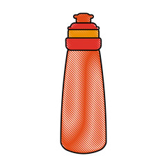 Wall Mural - Water thermo bottle icon vector illustration graphic design