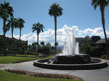 Water Fountain In Lake Havasu City Arizaon