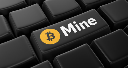 Poster - Mine key concept