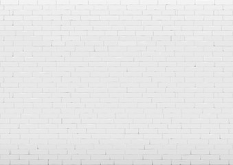 Wall Mural - Background with white brick wall