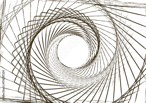 Zdjęcie XXL Streszczenie okrągły szablon spirali dla logo.