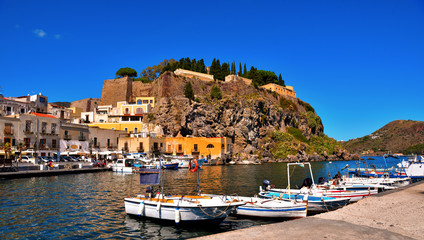 islands of Lipari archipelago Eolie Sicily Italy