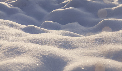 Snow drifts, day