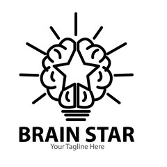 Canvas Print - star brain