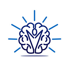 Sticker - brain health logo