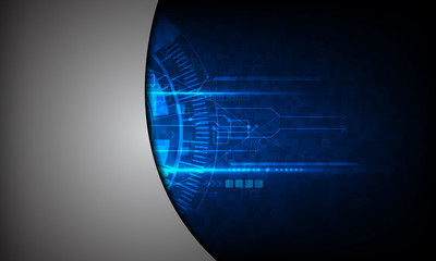Poster - vector background abstract technology communication concept