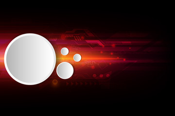 Poster - vector digital future technology background, abstract computer telecoms network, speed signal connection