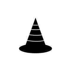 Poster - The traffic cone icon. Safety and attention, danger, warning symbol