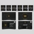 Set of Luxury Business Cards