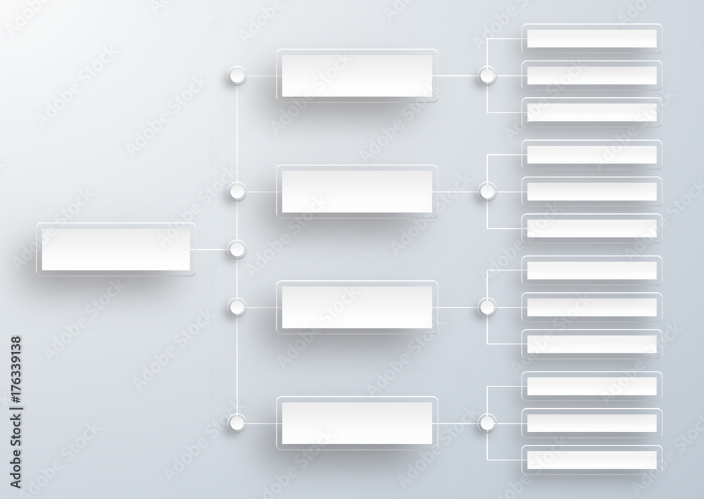 Org Chart Label Crystal White Label, Organization Chart #Vector Background Stock Vector ...