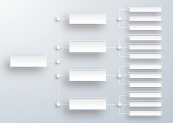 Crystal White Label, Organization Chart #Vector Background