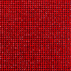 Sticker - Canvas of red rhinestones. Background.