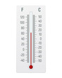 © megis - Thermometer in degrees Celsius and Fahrenheit.